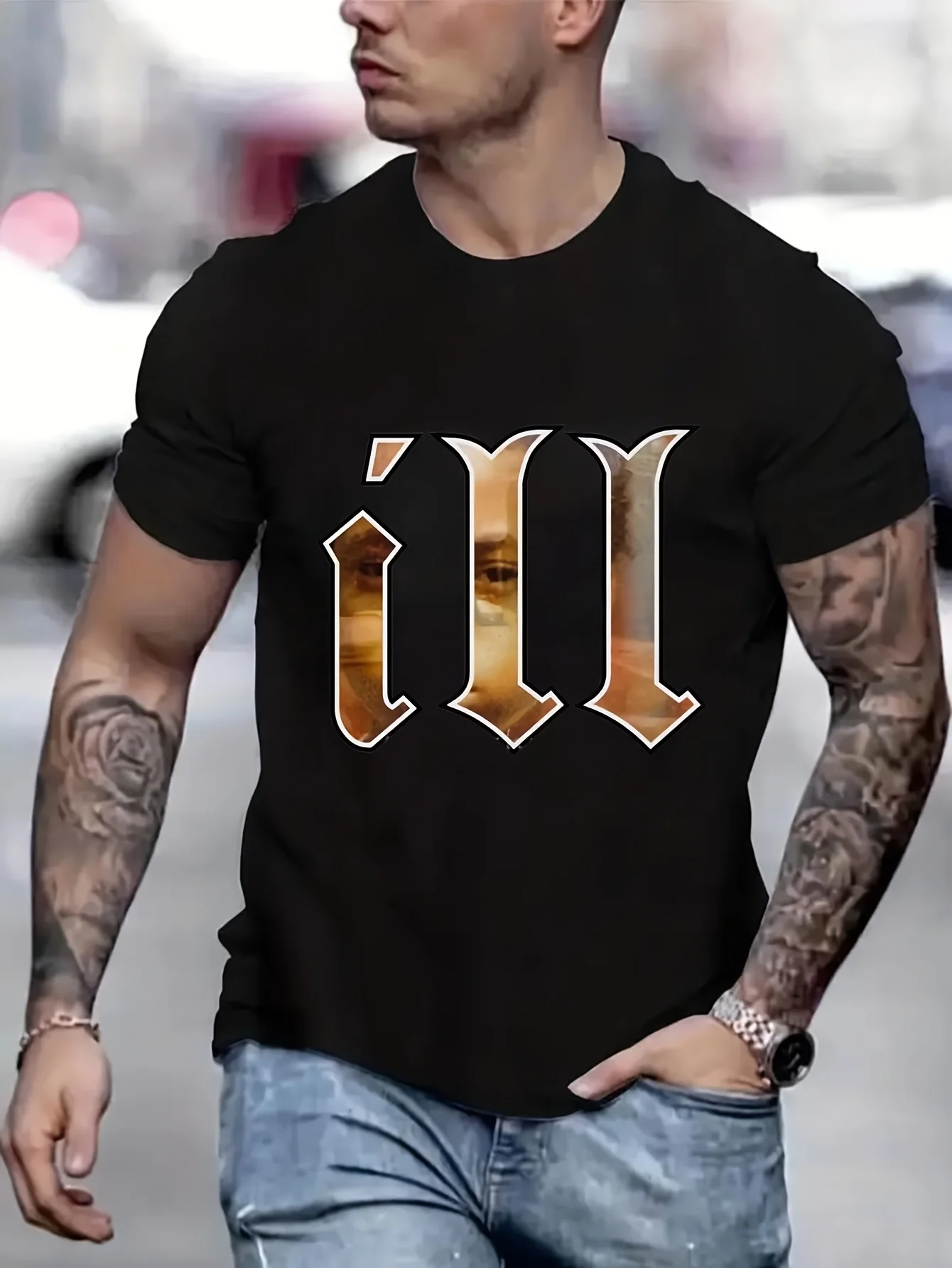 NaS Illmatic, мужской летний топ, мужская одежда, забавные футболки, мужская одежда, брендовые футболки с короткими рукавами B5021301