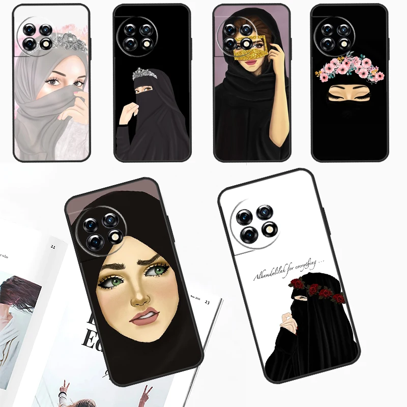 Исламский мусульманский Hijabi для девушек раньше для OnePlus 12 11 9 10 Pro 9RT 10T 10R 12R OnePlus Nord N10 N20 CE 2 3 Lite 2T Coque