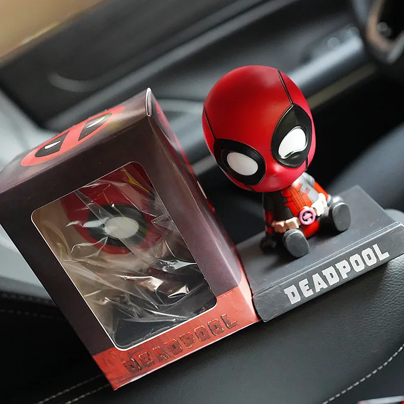 Фильм Marvel Дэдпул, встряхивающая голова, украшение автомобиля, автоаксессуары, модные модные игрушки, держатель для мобильного телефона, подарки, детская коллекция (art.: 3920c8f64e1a6) - 3920c8f64e1a6