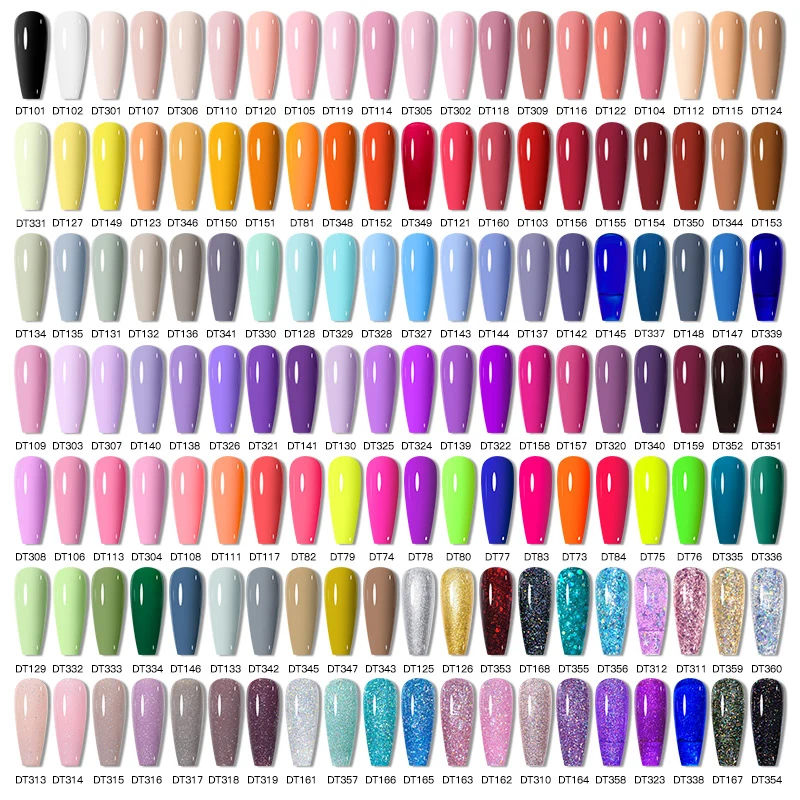 Фото MEET ACROSS 7ml Popular Series Nail Gel Polish 140 Colors Soak Off UV/LED Long Lasting Nail Art Gel Varnish for Manicure Nails №2