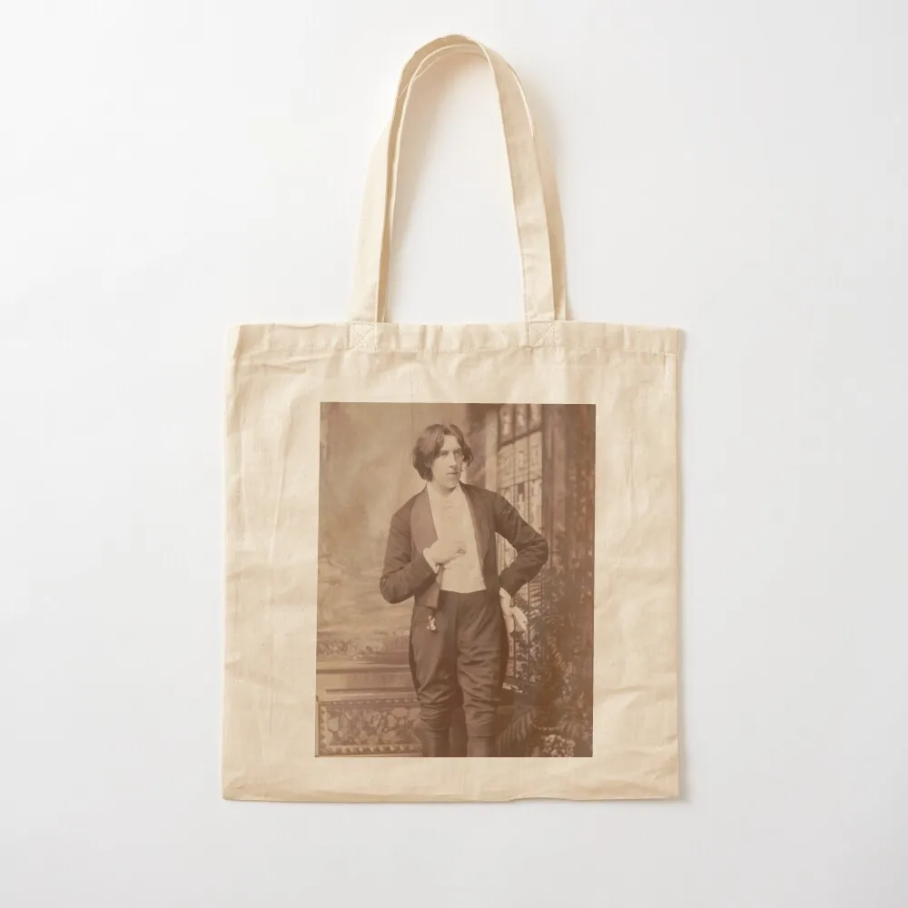 Фотография Оскар Уайлд от Sarony Tote Bag женская сумка для покупок университетская сумка-шоппер