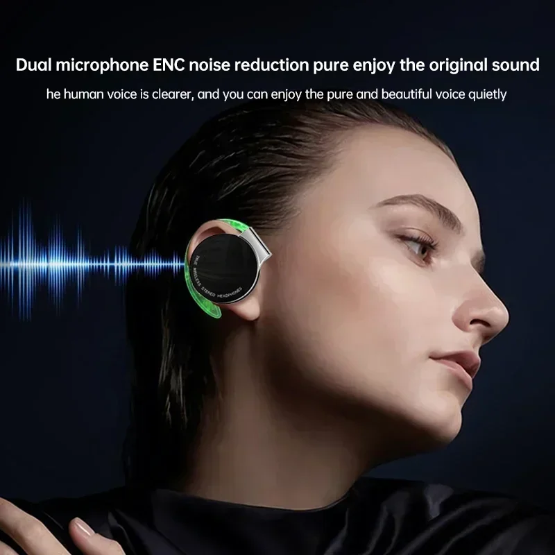 Фото Беспроводные стереонаушники с микрофоном, bluetooth №5