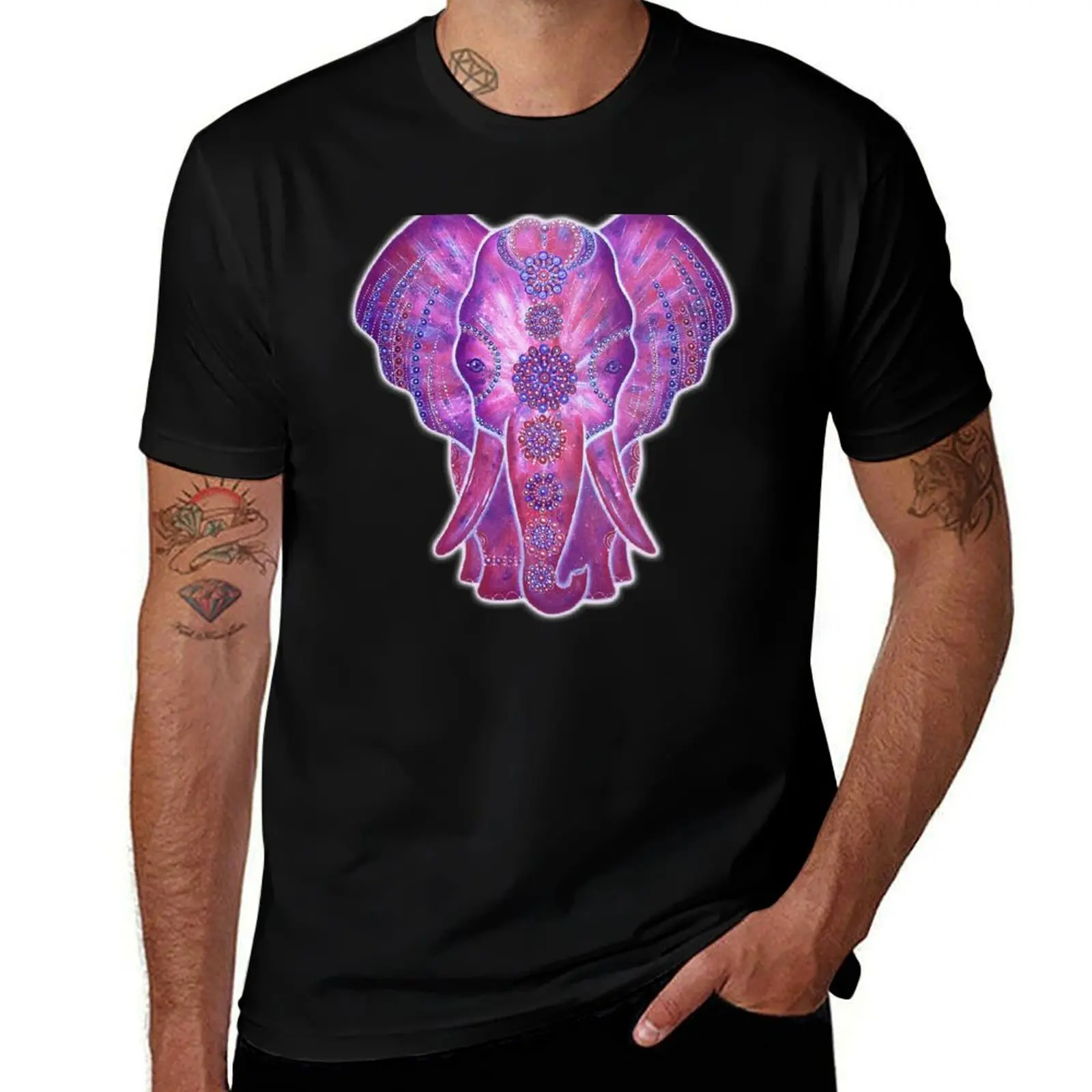 Футболка Elefant, забавные футболки, хлопковые футболки, мужская футболка из 100% хлопка