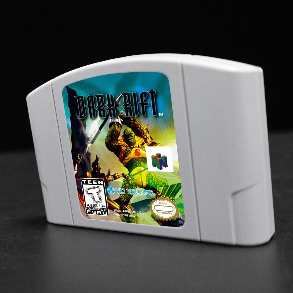 Игровой картридж Dark Rift для 64-битных консолей NTSC USA Игровая карта N64