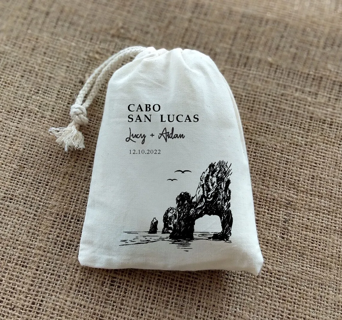 25 шт. CABO SAN LUCAS - Механическая свадебная сумка для приветствия - Девичник - Набор для приема - Набор для восстановления - Набор для свадебного выживания