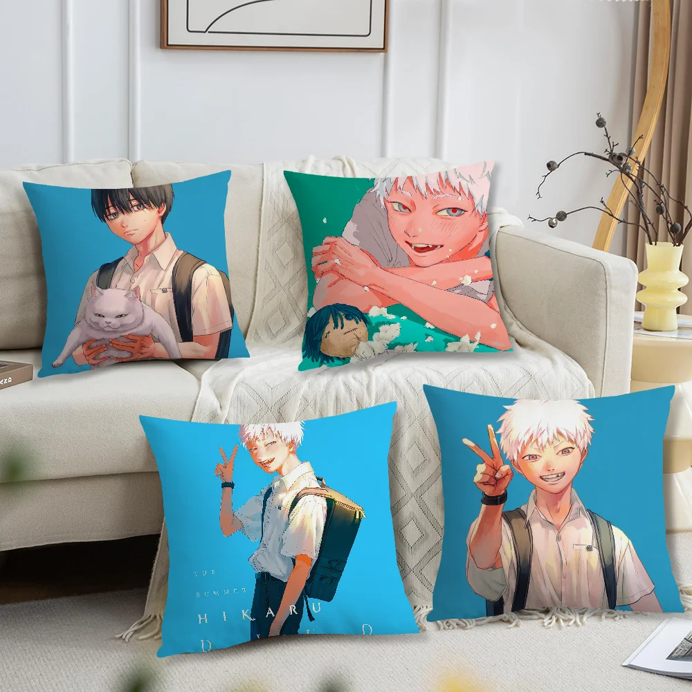 Anime The summer hikaru died Pillow Case Living Room Headboard Bedroom Office Cushion Cushion Sofa Nap Time