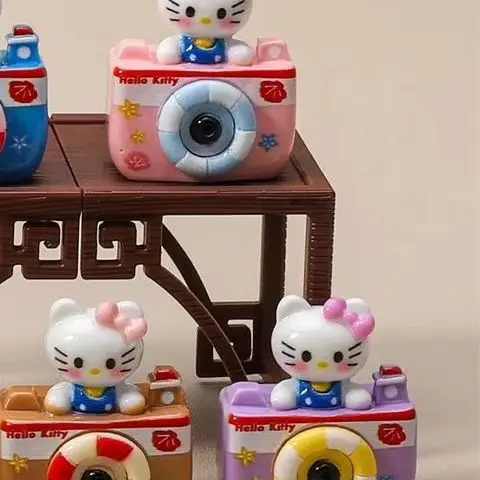 2 шт. кукольный домик Sanrio Hello Kitty камера миниатюрные модели KT Cat DIY аксессуар украшение кукольного дома украшения дети игровые игрушки