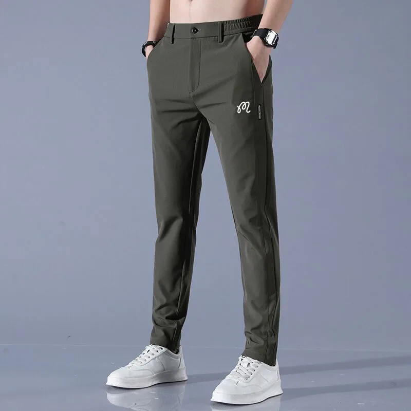 Фото Celana Golf Pria Musim Semi Musim Panas 2023 Celana Panjang сейuk Kasual Fashion Elastis Kualitas Tinggi №3
