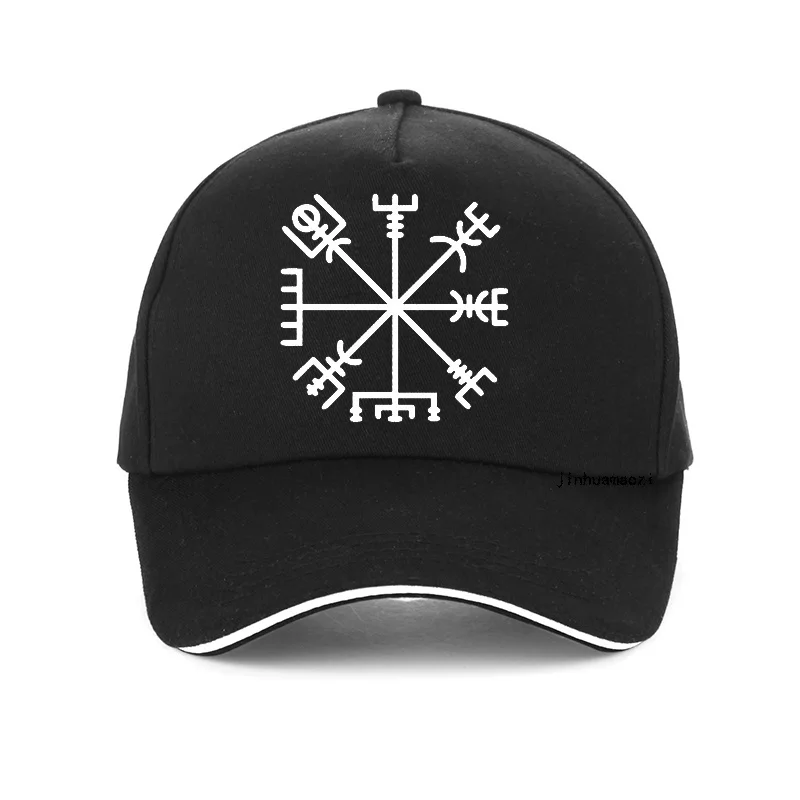 Vegvisir Hat скандинавскими рунами, модная мужская бейсболка с рунами викингов, летняя регулируемая шляпа для папы, Vegvisir, шапки викингов