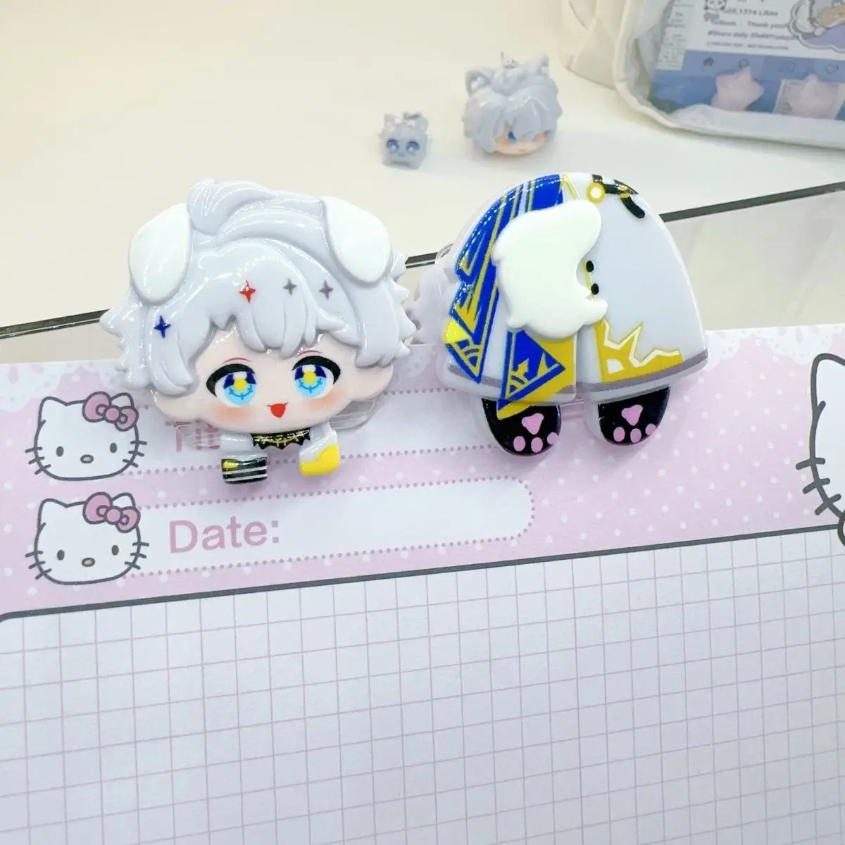 Фото Honkai: Star Rail Phainon Косплей Kawaii Милый мультфильм PP клип Q-версия Папка для заметок Студенческая бумажная папка Папка для хранения Подарок №2