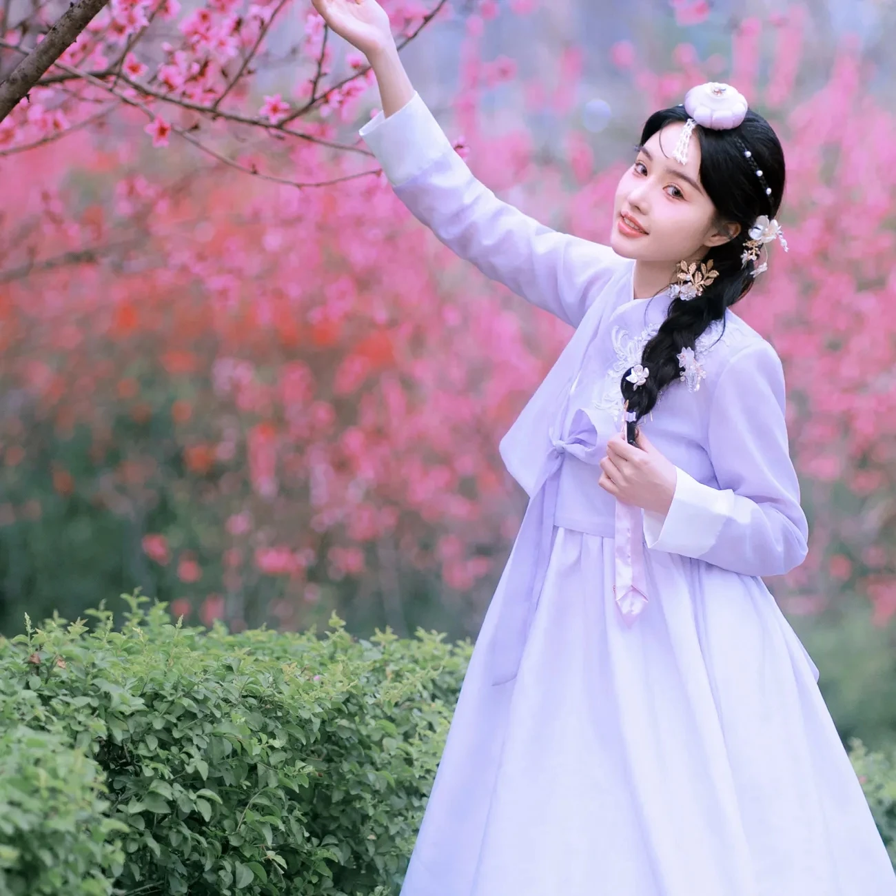 Фото Одежда Hanbok для женщин, новинка 2023, традиционный костюм, корейское платье, улучшенный костюм для косплея в Корейском стиле, народный танц, Hanbok 한복 №4