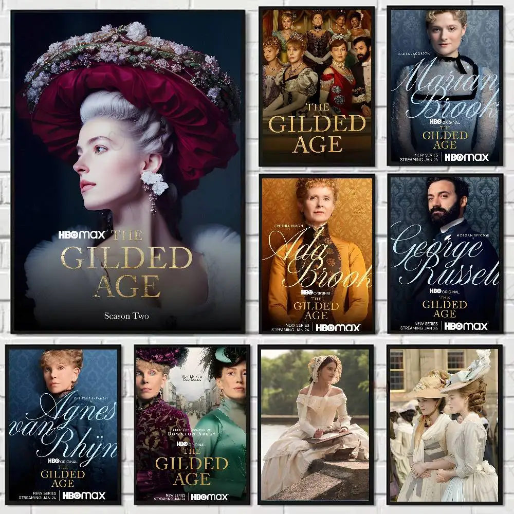 Film The G-Gilded Age Poster HD Art Sticky Wall Waterproof Home Living Room Bedroom Bar Aesthetic Decoration