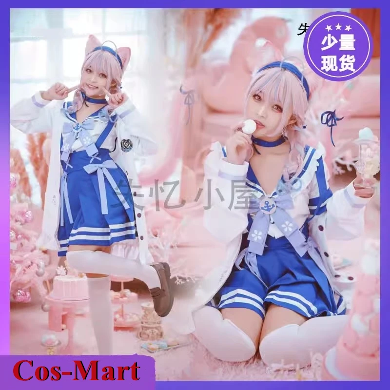 Cos-Mart Game Honkai Impact 3, костюм Aponia, элегантная униформа монахини для косплея, платье для активного отдыха, вечеринка помочь adbigliamento