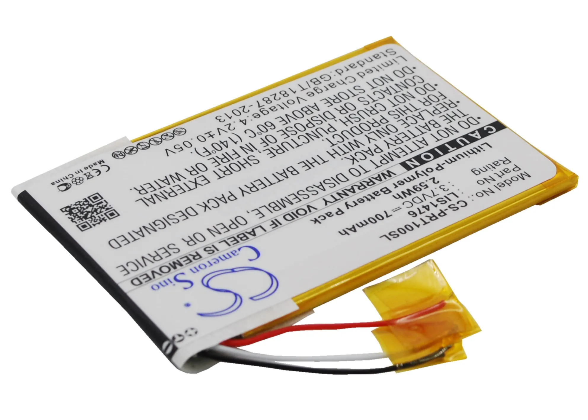Фото Сменный аккумулятор CS для Sony 1-853-104-11 LIS1476 подходит для PRS-T1 PRS-T2 PRS-T3 №3