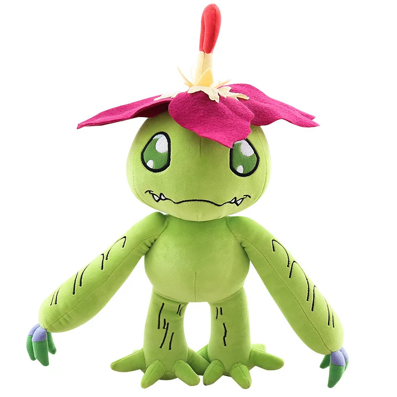 Фото Аниме Digimon Adventure, плюшевые куклы Agumon Gabumon Tailmon, мультяшные плюшевые игрушки Palmon Piyomon, цифровые фигурки монстров, подарки для детей №3