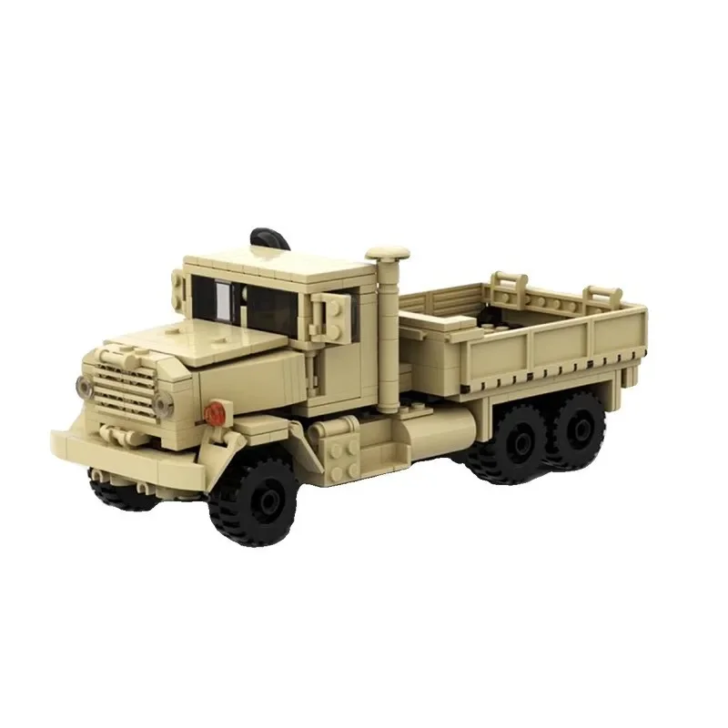 Фото Строительные блоки MOC M939, модель транспортного грузовика, военная серия, мелкие частицы, головоломка «сделай сам», креативный подарок, набор строительных блоков №4