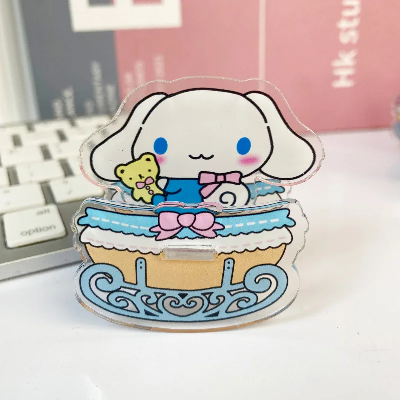 Cinnamoroll Pochacco Kuromi Sanrio изысканный троянский коктейль музыка креативная акриловая доска студенческий рабочий стол креативный орнамент подарок