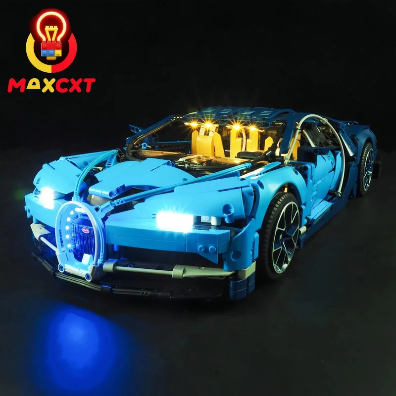 Светодиодный светильник MAXCXT для LEGO 42083 Technic Bugatti Chiron, декоративная лампа «сделай сам» (не включает набор строительных блоков Lego ﻿ ）