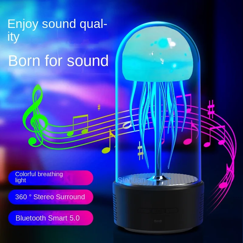 DIVOOM ZEALOT креативная Bluetooth-колонка с Медузой, портативные мини-украшения, Подарочная атмосфера, интеллектуальная звуковая система осьминога