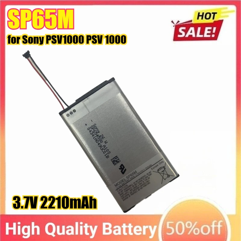 Аккумулятор SP65M 3,7 В, 2210 мАч для геймпада Sony PSV1000 PSV 1000 PS VITA PCH-1101 PCH-1001