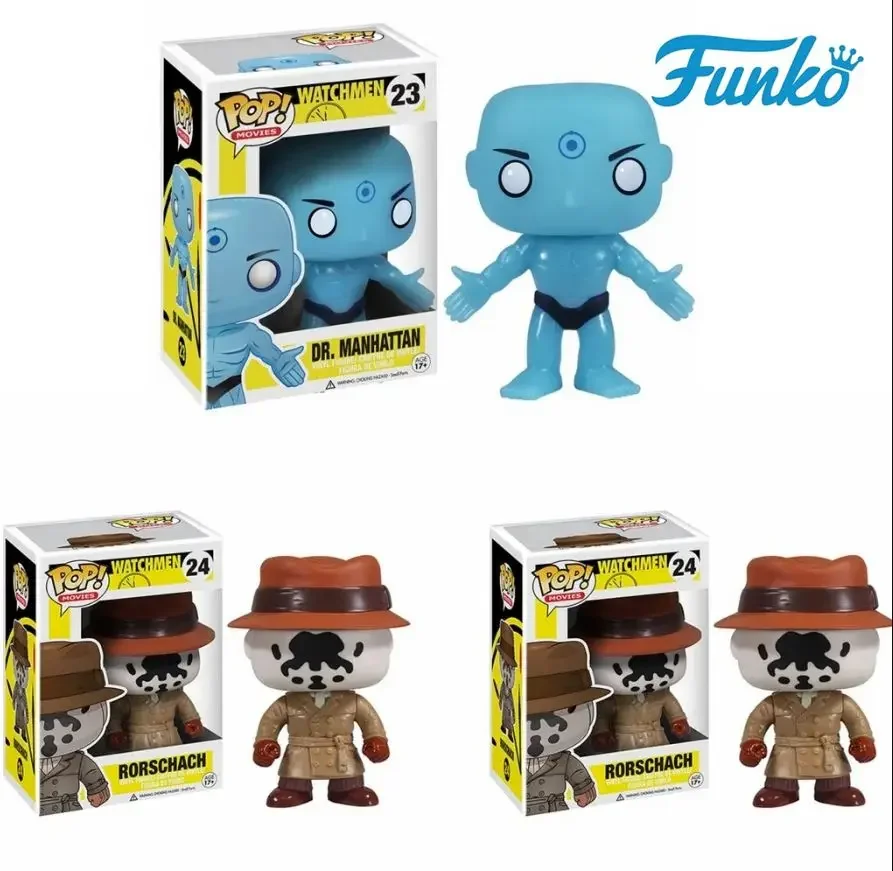 Новые поп-фильмы FUNKO WATCHMEN Rorschach 24 # DR. Манхэттен 23 # рорскич фильм ТВ виниловая экшн-игрушка Фигурки Коллекционная модель игрушка