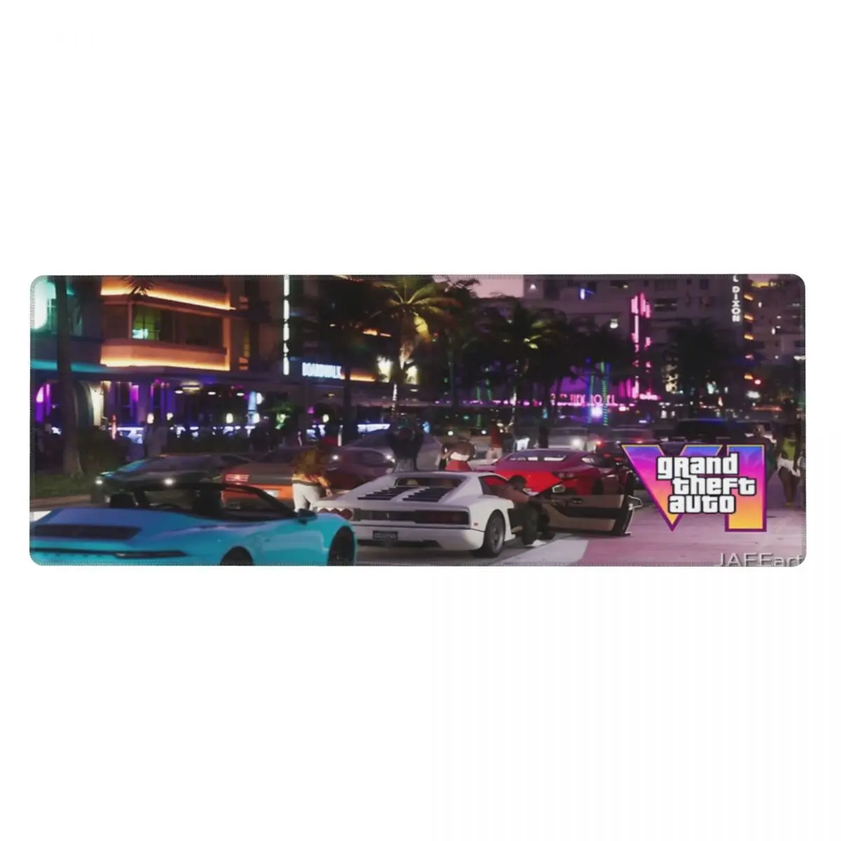 GTA VI Ночные резиновые накладки для клавиатуры