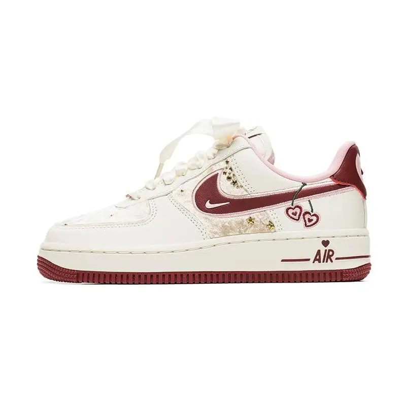 Фото 【Настроить】Nike Air Force 1 Обувь для скейтбординга Женские кроссовки FD4616-161 №2