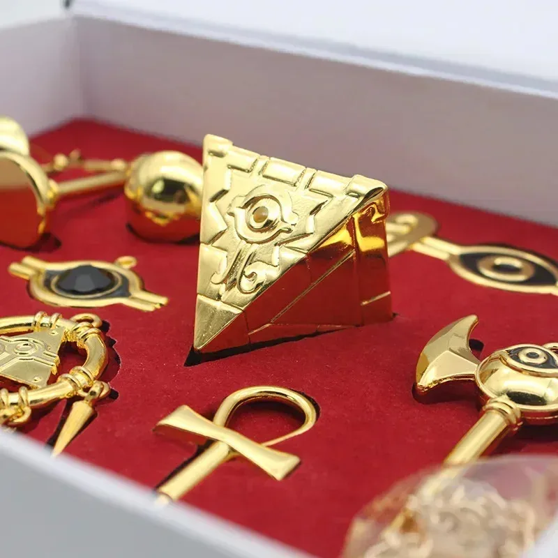 Фото Ожерелье с сокровищами тысячелетия Yugioh, набор коллекции капонов Muto Yugi Golden, косплей, ключ императора Yu-Gi- i1k5ux; 4'b,5; №4