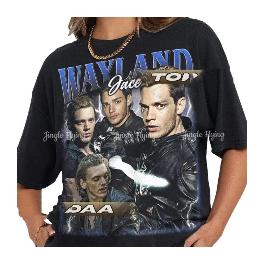 Ограниченная винтажная рубашка Jace Wayland, идея подарка унисекс, футболка с предварительной усадкой