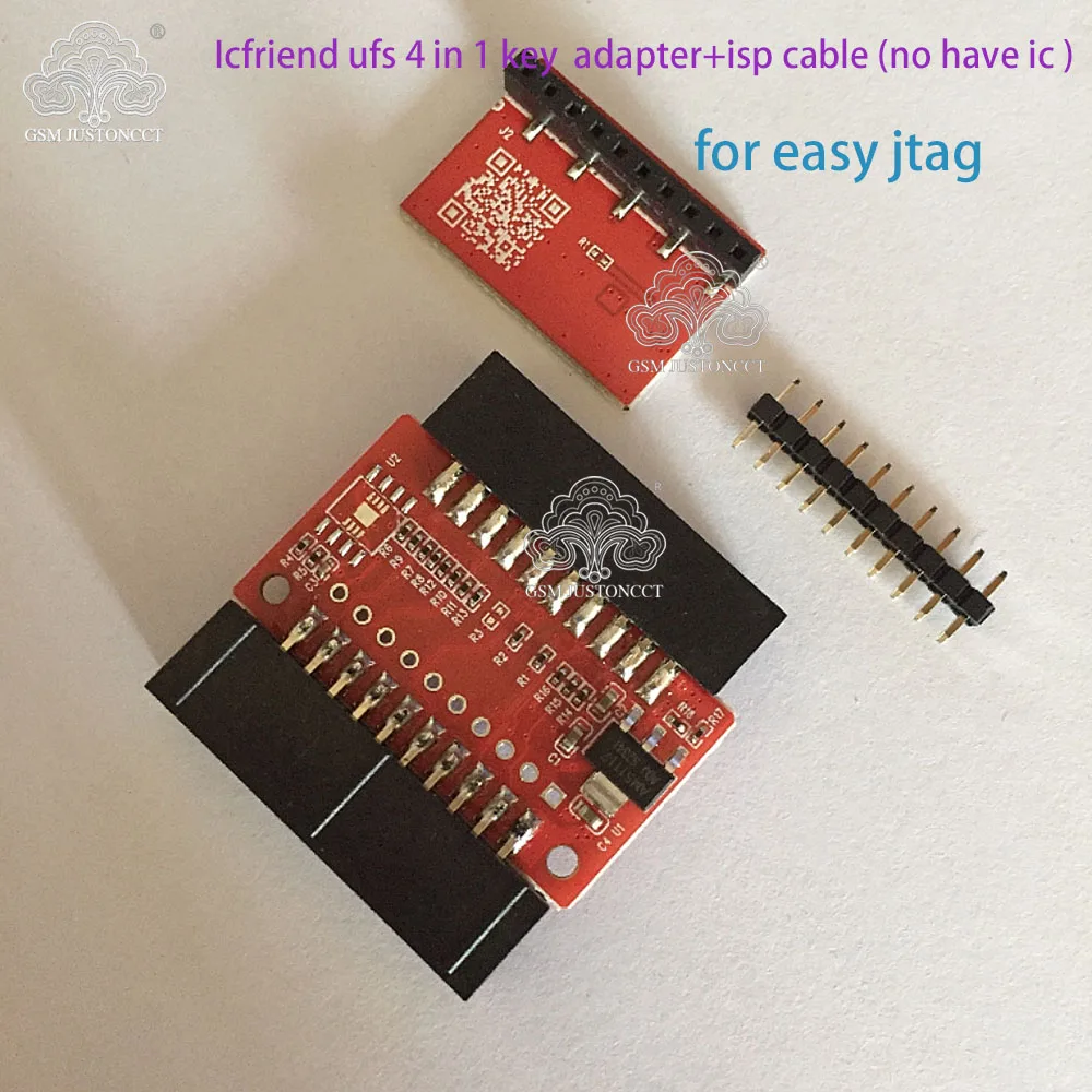 Переходник для ключей Icfriend ufs 4 в 1 и кабель искра (без микросхемы) для Easy jtag
