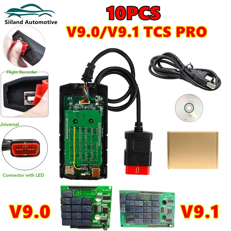 Диагностический сканер VD150, Bluetooth V9.0 и V9.1 с двойной печатной платой, 10 шт.