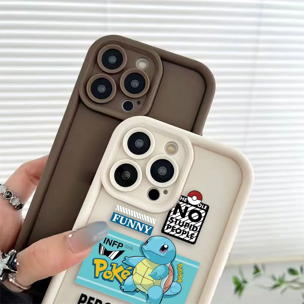Фото Креативный чехол со смайликом P-Pokemon P-Pikachu для Redmi A1 A2 A3 C61 NOTE 8 9 9S 10 11 11S 12 12S 13 PRO PLUS 4G №4