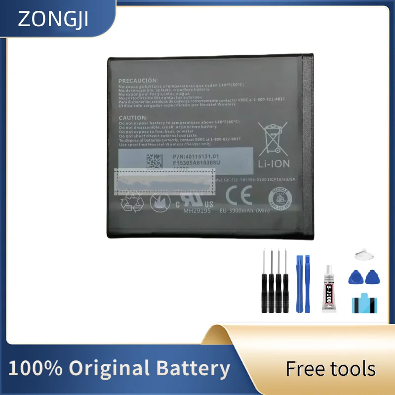 Новый аккумулятор 4000 мАч для NOVATEL WIRELESS GB-S10-985354-0100 P10\53\54 аккумулятор + бесплатные инструменты