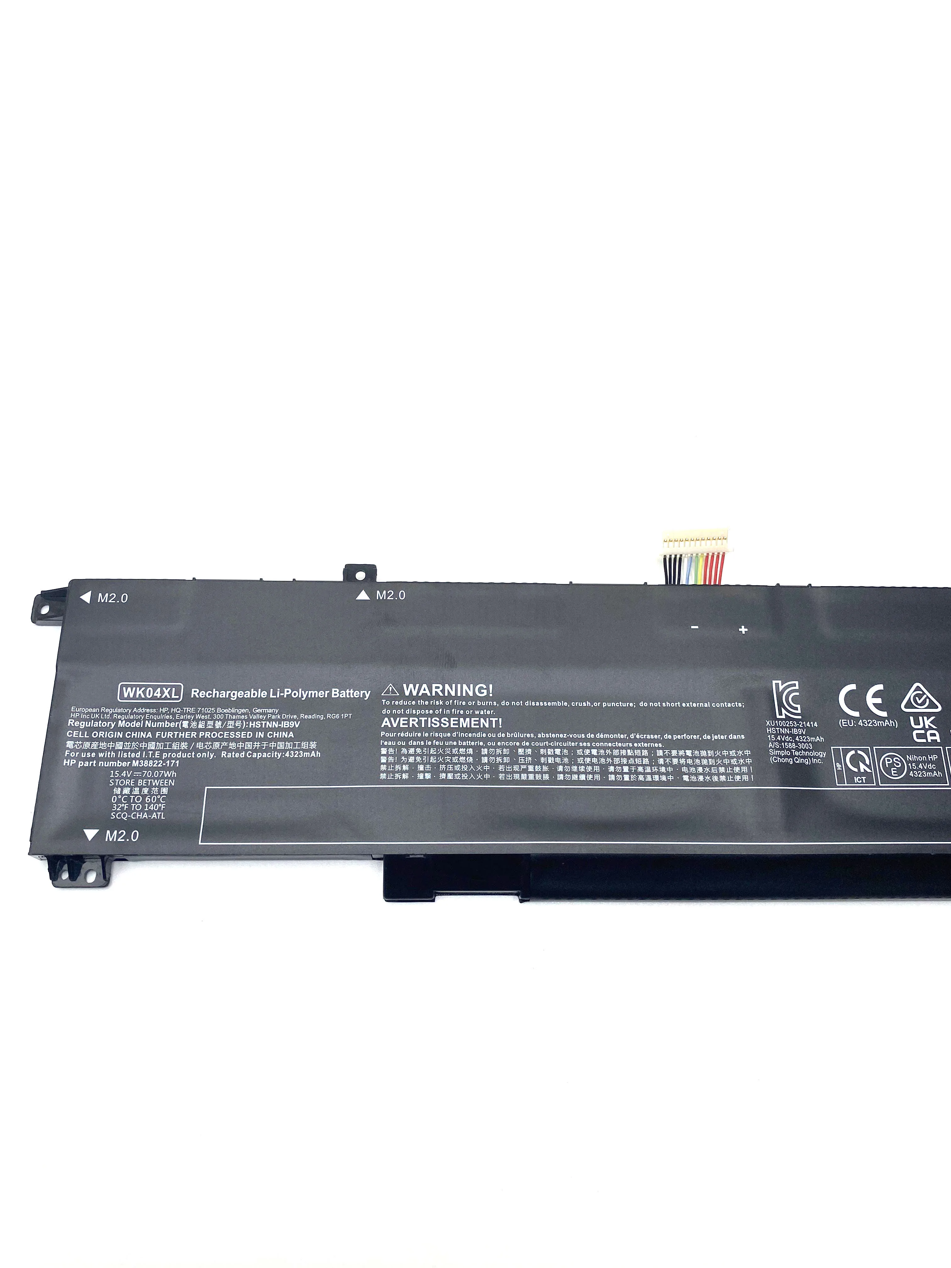 Фото WK04XL Аккумулятор для ноутбука HP OMEN 16-b 16-c Victus 16-e 16-d Series HSTNN-IB9V M38822-1D1 M38822-AC1 M38822-171-CE1 M39179-005 №3