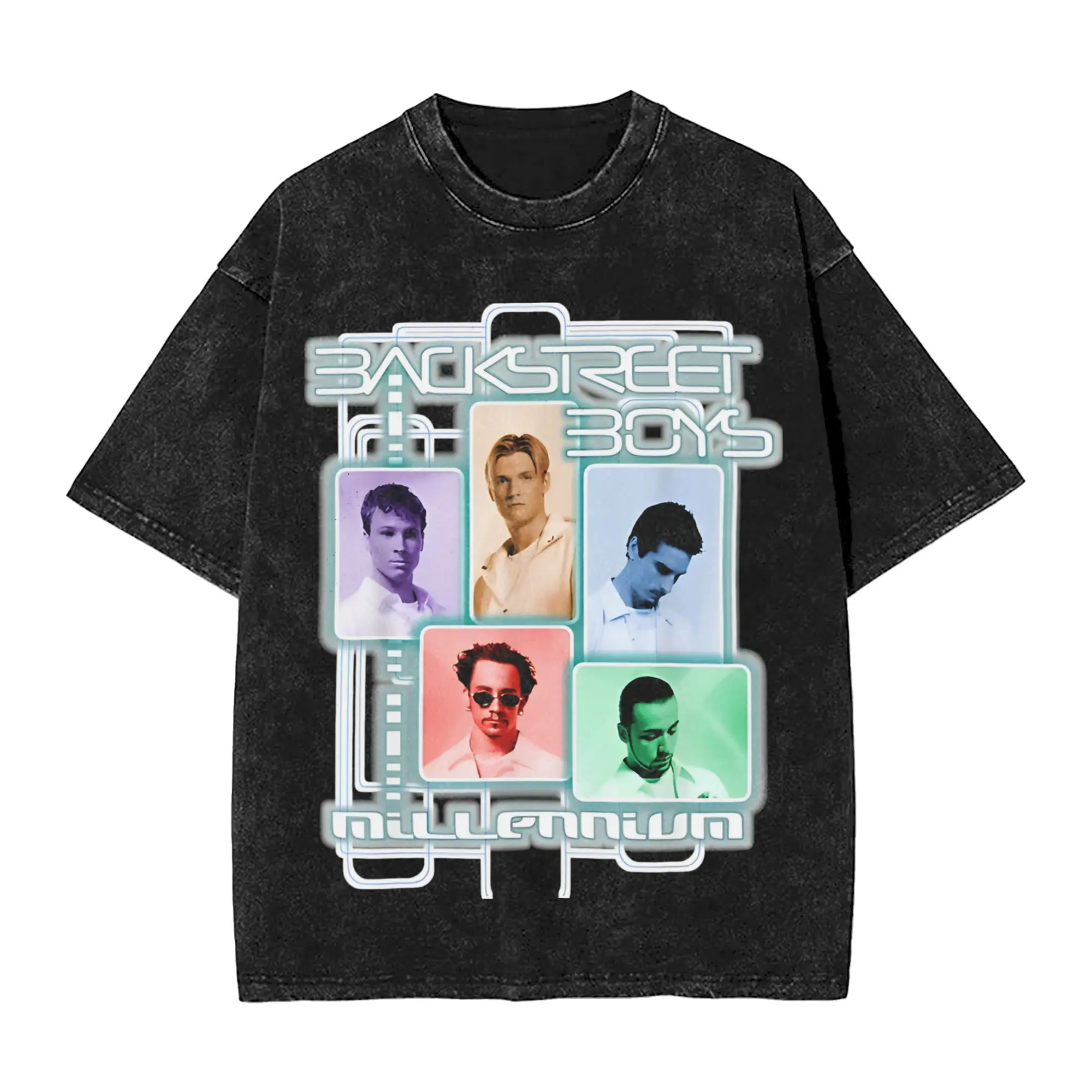 Backstreet Boys Band BSB мужские футболки мытые забавные футболки с короткими рукавами и круглым воротником футболки хлопковая подарочная одежда