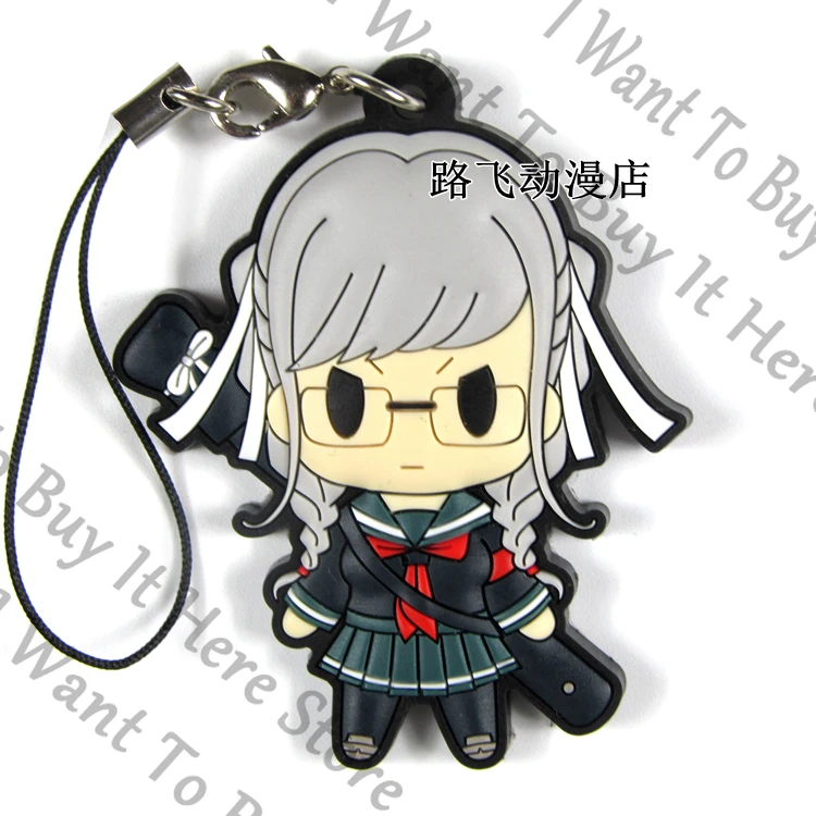 Аниме Danganronpa Nidai Nekomaru Pekoyama Peko Косплей Брелок Мультфильм Резиновый Брелок Талисман Widget Орнамент Аксессуар Подарок