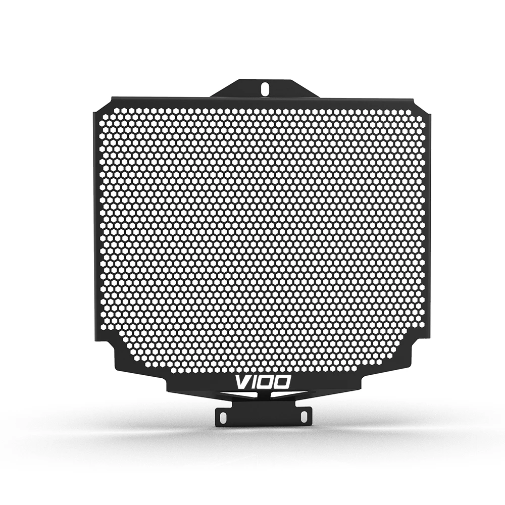 Фото Для Moto Guzzi V100 Mandello V 100 S 2022 2023 2024 2025 Защитная решетка двигателя Защитная крышка Запчасти для мотоциклов Защита радиатора №2