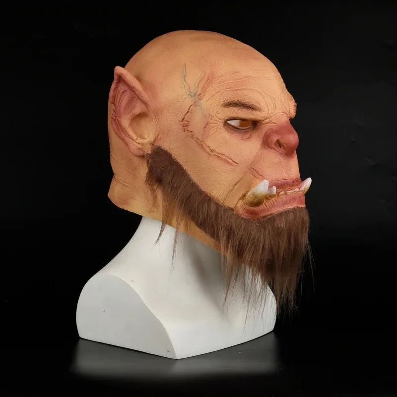 A888A888Новинка 2019, латексная маска World of Warcraft, маски Ogrim Doomhammer, вечерние маски для косплея на ХэллоуинB666@!B666@!