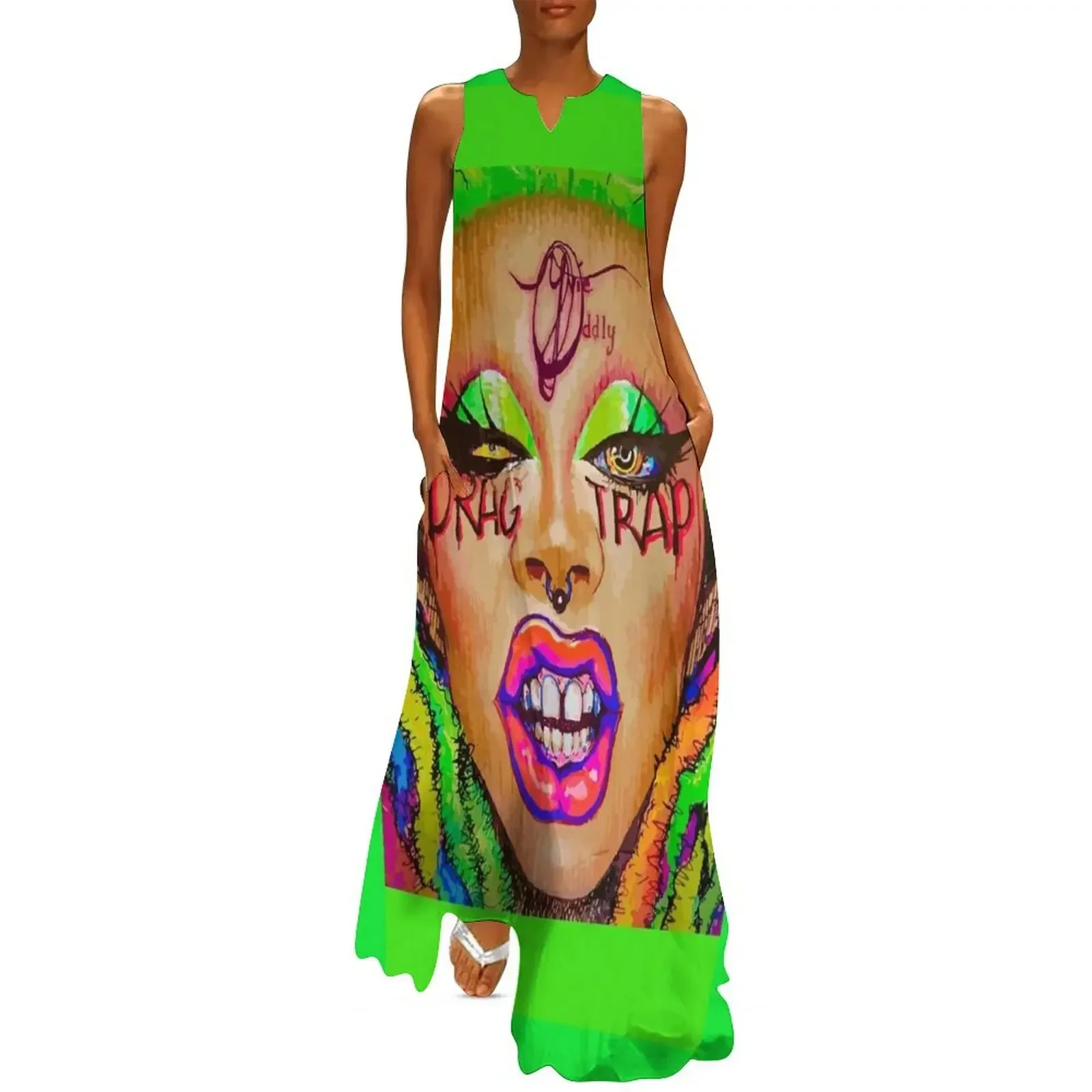 Длинное платье Yvie Oddly Drag Queen, женское платье, женские летние платья, длинные платья 2025, вечернее платье, платье