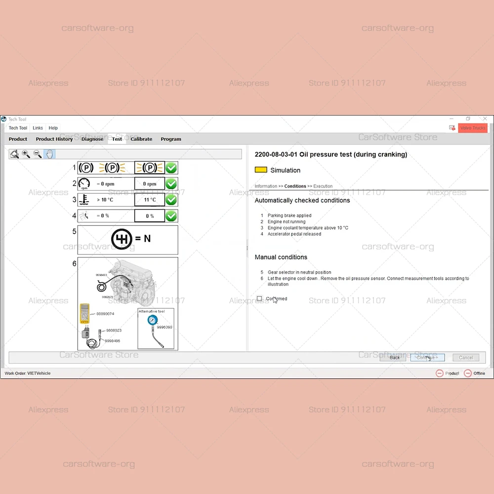 Фото Последний обновленный Vollvo Trucks Diagnostic Software Tech Tool V2.8.150 для премиум-класса Vocom с помощью видео по установке и активации №4
