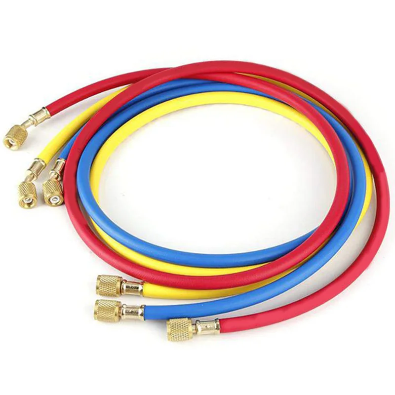 Шланги холодильника 3 шт./Комплект 1,5 м для R R134A R410A R22 R12 R502 Testo 550 инструменты для кондиционера манометр