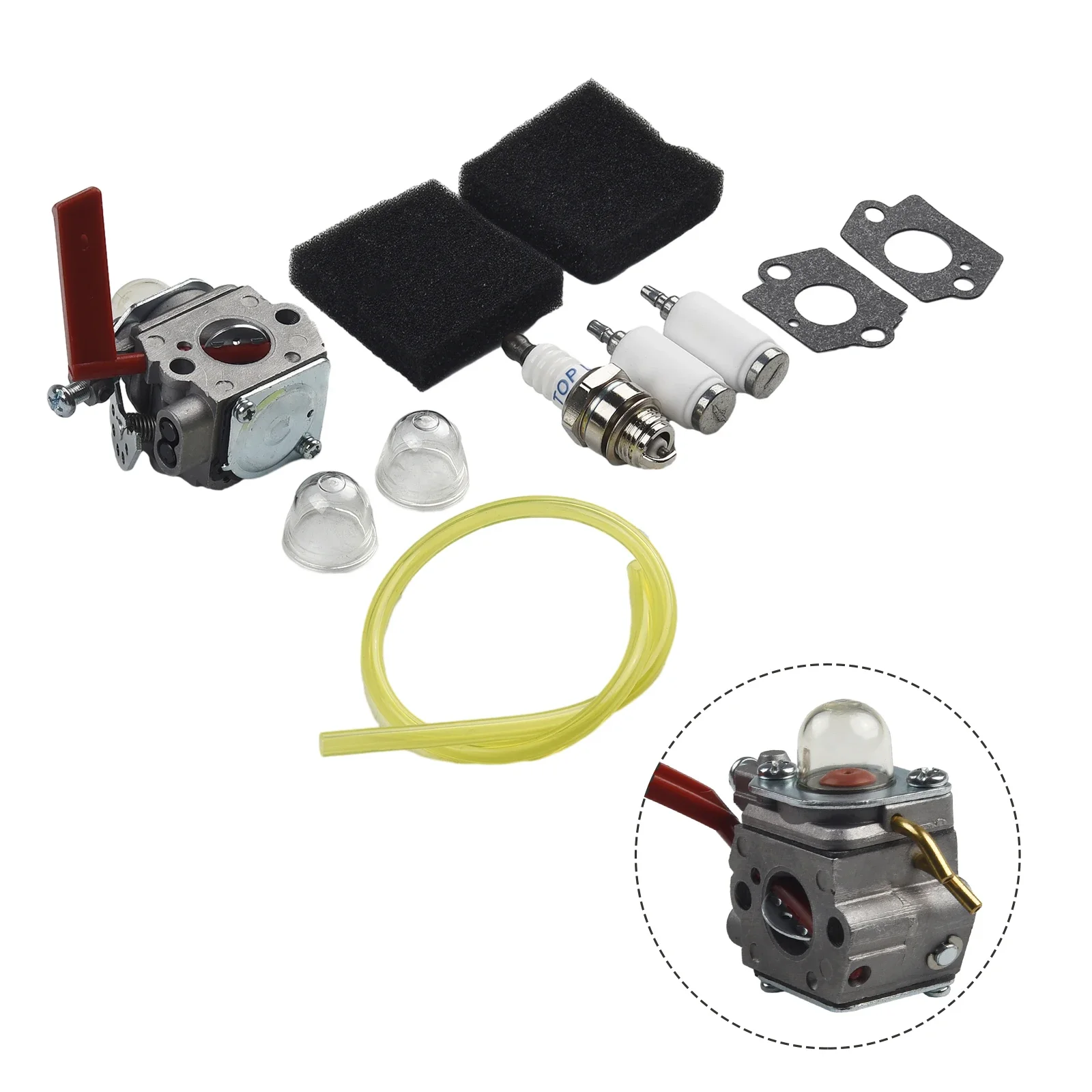 Фото Carburetor Replacement Part Number A03003 A07139 A04445A for Homelite ST155 ST185BC ST275 ST285BC ST145 ST155 ST175BC ST175C №5