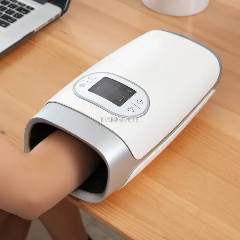 Фото Горячая распродажа 2025 года, электрический массажер для рук Palm Vinger Acupunt Draadloze Massage Met Luchtdruk En Warmte Compressie Hand Schoonheid №4