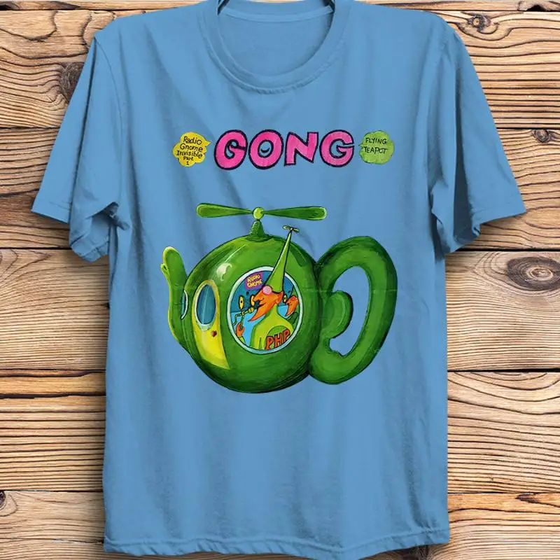 Футболка Gong Rock Band Daevid Allen Flying Teapot Didier Malherbe Pip Pyle