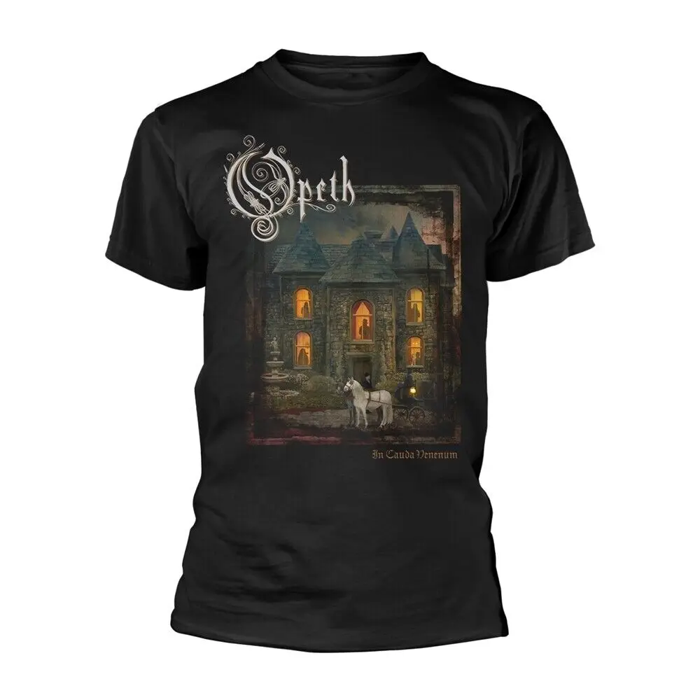 Новая футболка Opeth 'cauda venпере'