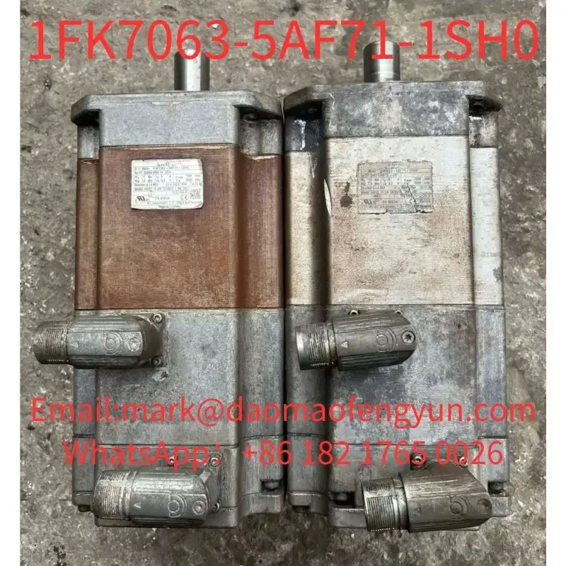 1FK7063-5AF71-1SH0 Б/у Протестировано ОК, в хорошем состоянии Синхронный серводвигатель SIMOTICS S 1FK7 Компактный 11 Нм