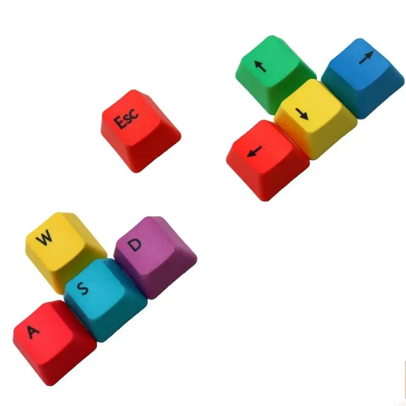 Замена L4MD для ключей Caps OEM PBT RGBY Modifiers Keycaps Wasd Directi