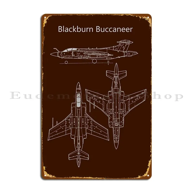 Blackburn Buccaneer металлическая табличка плакат настенная роспись кино настенная роспись по индивидуальному заказу создать жестяную вывеску плакат