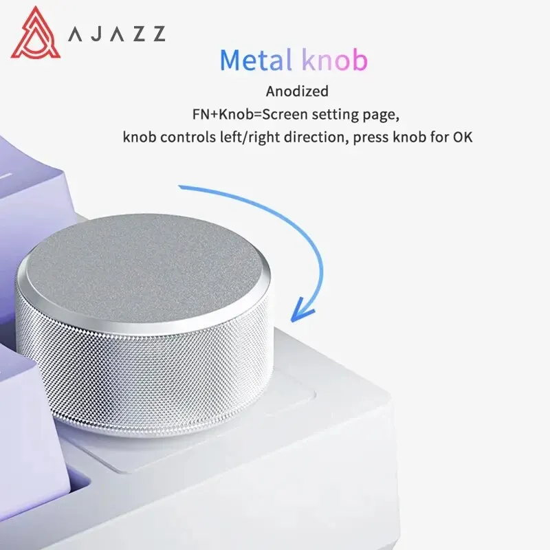 Фото Клавиатура Ajazz Ak820 игровая механическая, 82 клавиши, Bluetooth, 2,4 ГГц №5
