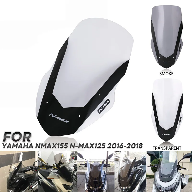 Расширение лобового стекла мотоцикла подходит для Yamaha NMAX155 NMAXL125 16-18 удлинение лобового стекла мотоцикла отражатель стекла